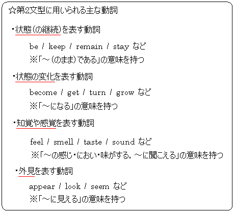 高校英文法 第2文型 Svc文型 Lesson9 高校英文法 ワンポイントレッスン